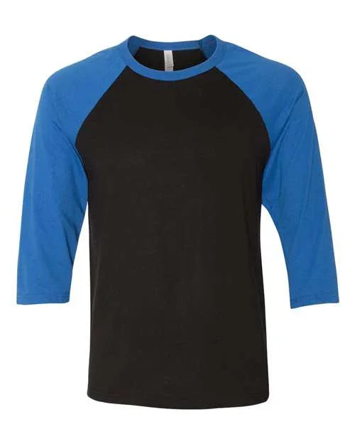 Unisex Three-Quarter Sleeve Baseball Tee - 3200