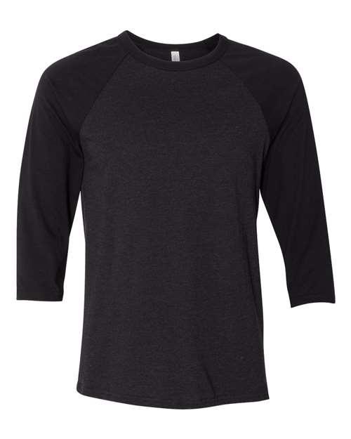 Unisex Three-Quarter Sleeve Baseball Tee - 3200