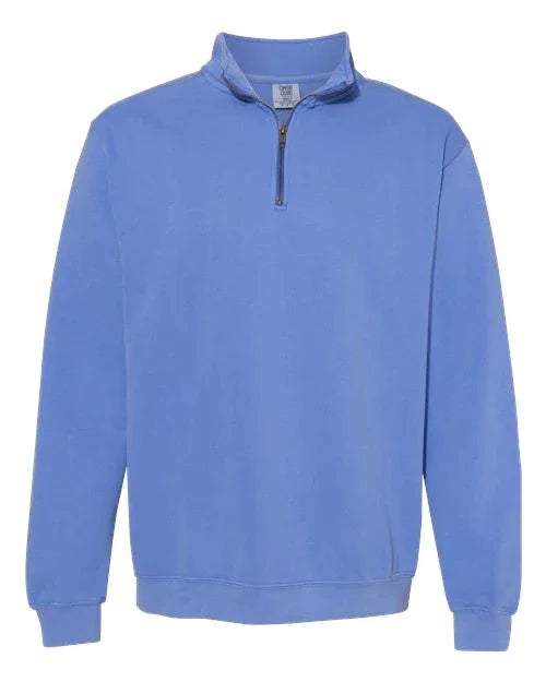 Unisex Garment-Dyed Quarter Zip Sweatshirt - Transfer Kingdom