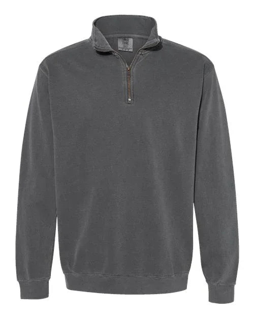 Unisex Garment-Dyed Quarter Zip Sweatshirt - Transfer Kingdom