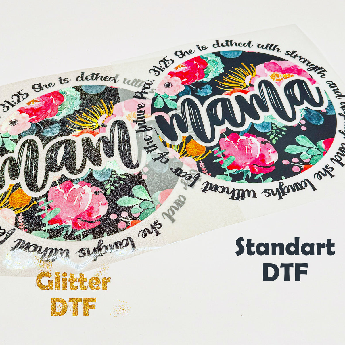 DTF Transfer Before