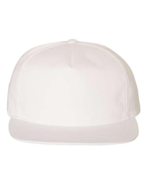 Lightly-Structured Five-Panel Snapback Cap - 6502