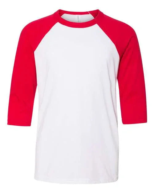 Youth Three-Quarter Sleeve Baseball Tee - 3200Y