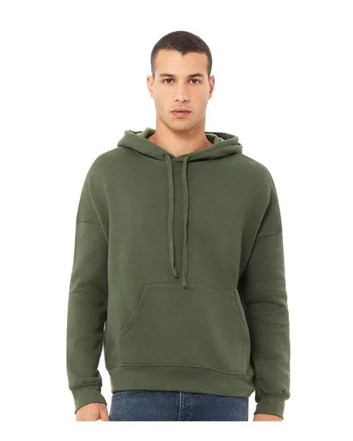 Unisex Sponge Fleece Drop Shoulder Hoodie Sweatshirt - 3729