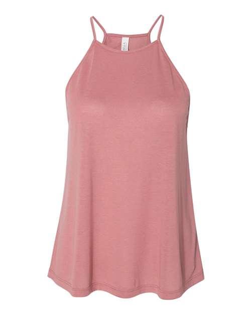 Women's Flowy High-Neck Tank - 8809