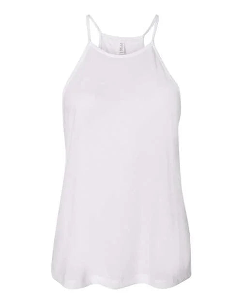 Women's Flowy High-Neck Tank - 8809