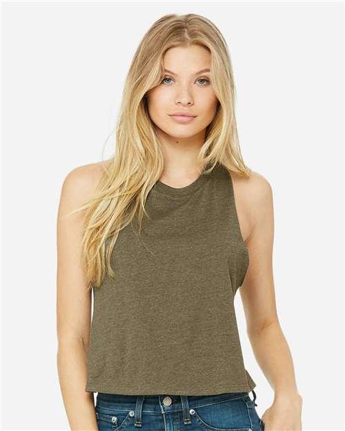 Women's Racerback Crop Tank - 6682
