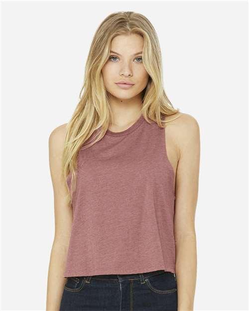 Women's Racerback Crop Tank - 6682