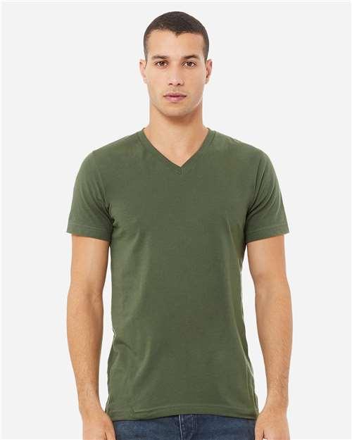 Unisex Jersey V-Neck Tee - XS - Transfer Kingdom