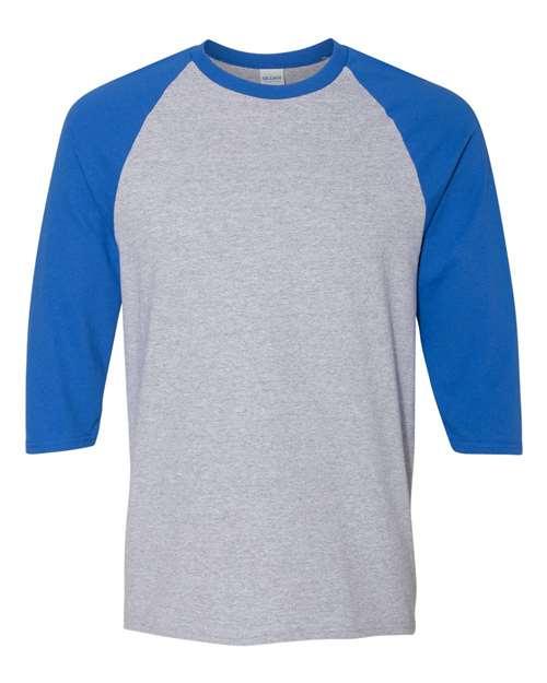 Unisex Heavy Cotton™ Raglan Three-Quarter Sleeve T-Shirt - 5700
