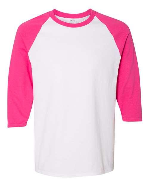 Unisex Heavy Cotton™ Raglan Three-Quarter Sleeve T-Shirt - 5700