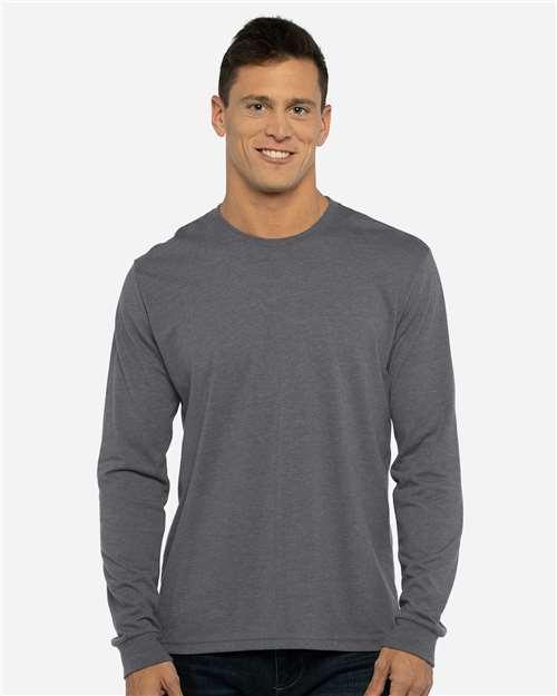 Unisex Sueded Long Sleeve T-Shirt - 6411