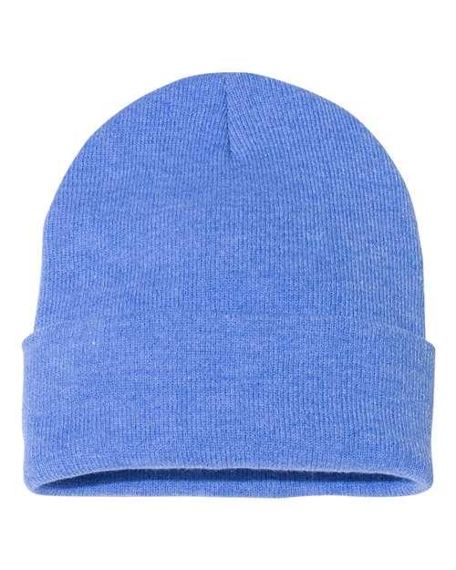 12" Solid Cuffed Beanie - SP12