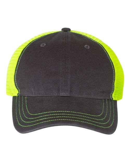 Garment-Washed Trucker Cap - 111