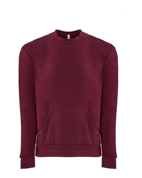 Unisex Santa Barbara Pocket Crewneck Sweatshirt - 9001