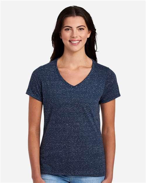 Women's Snow Heather Jersey V-Neck T-Shirt - 88WVR