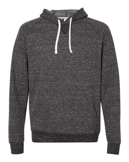 Unisex Snow Heather French Terry Raglan Hooded Sweatshirt - 90MR