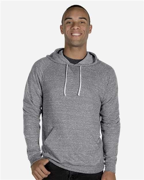Unisex Snow Heather French Terry Raglan Hooded Sweatshirt - 90MR