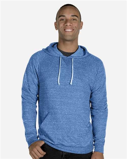 Unisex Snow Heather French Terry Raglan Hooded Sweatshirt - 90MR