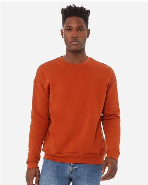 Unisex Sponge Fleece Drop Shoulder Crewneck Sweatshirt - 3945