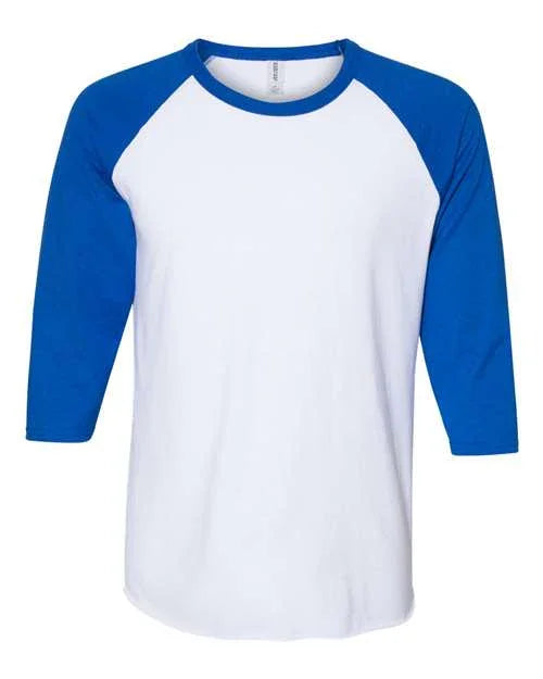 Premium Blend Ringspun Three-Quarter Sleeve Raglan Baseball T-Shirt - 560RR