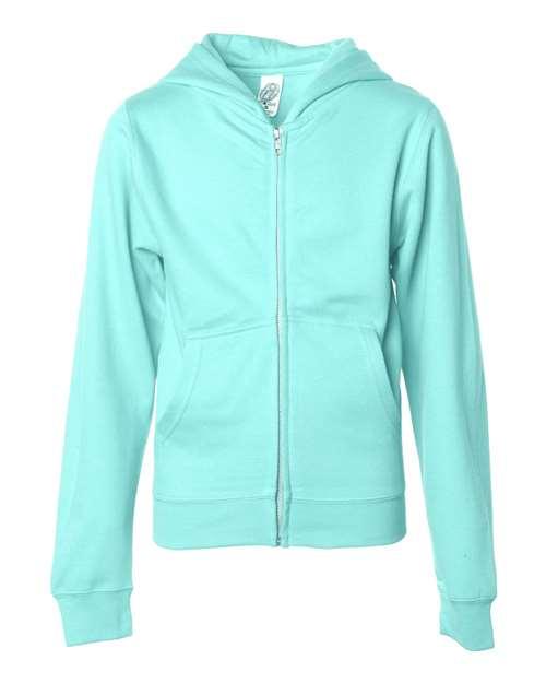 Youth Midweight Full-Zip Hooded Sweatshirt - SS4001YZ