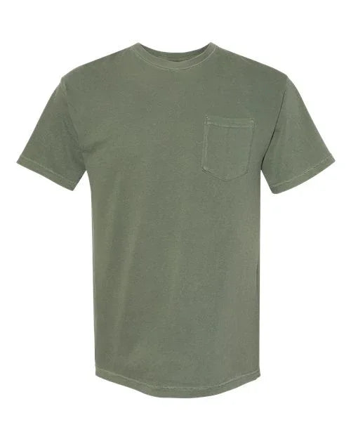 Garment-Dyed Heavyweight Pocket T-Shirt - S - Transfer Kingdom