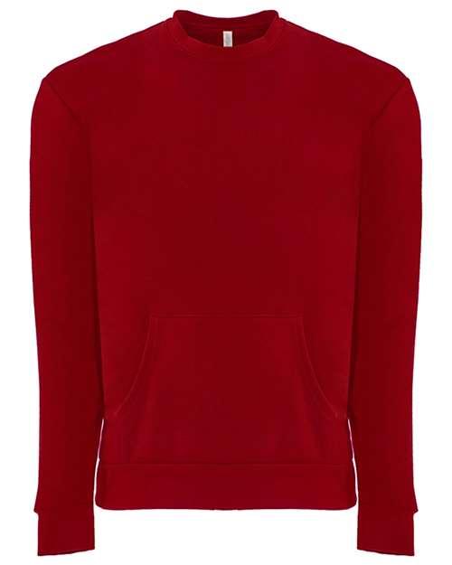 Unisex Santa Barbara Pocket Crewneck Sweatshirt - 9001