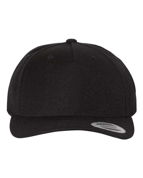 Premium Five-Panel Curved Bill Snapback Cap - 5789M