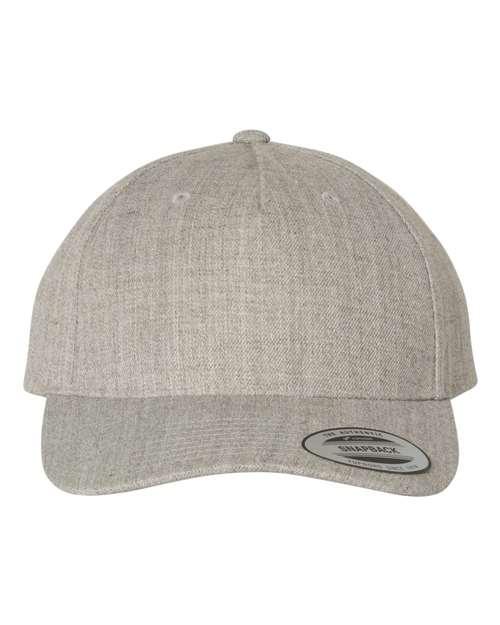 Premium Five-Panel Curved Bill Snapback Cap - 5789M
