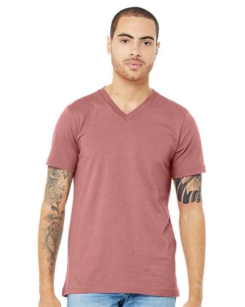 Unisex Jersey V-Neck Tee - XS - Transfer Kingdom