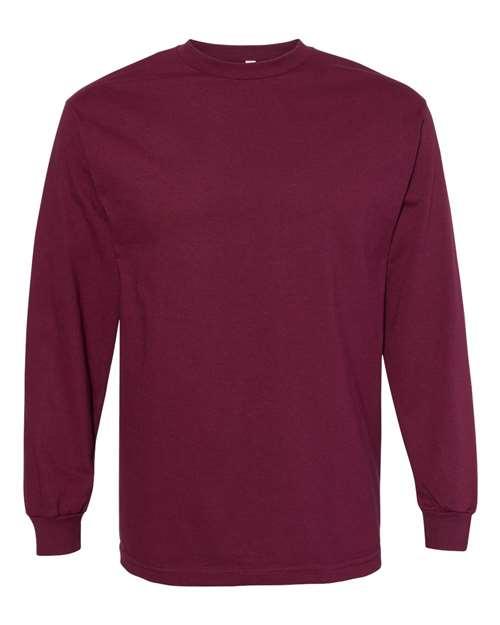 Unisex Heavyweight Cotton Long Sleeve Tee - 1304