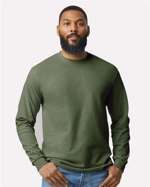 Men's Heavy Cotton™ Long Sleeve T-Shirt - S - Transfer Kingdom