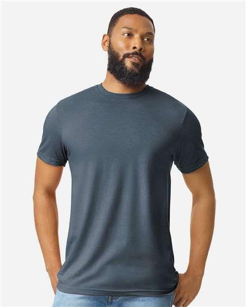 Men's Softstyle® CVC T-Shirt - S - Transfer Kingdom