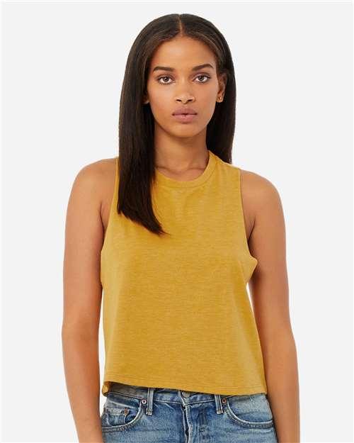 Women's Racerback Crop Tank - 6682
