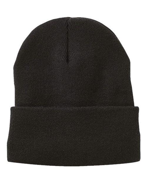 12" Jersey Lined Cuffed Beanie - SP12JL