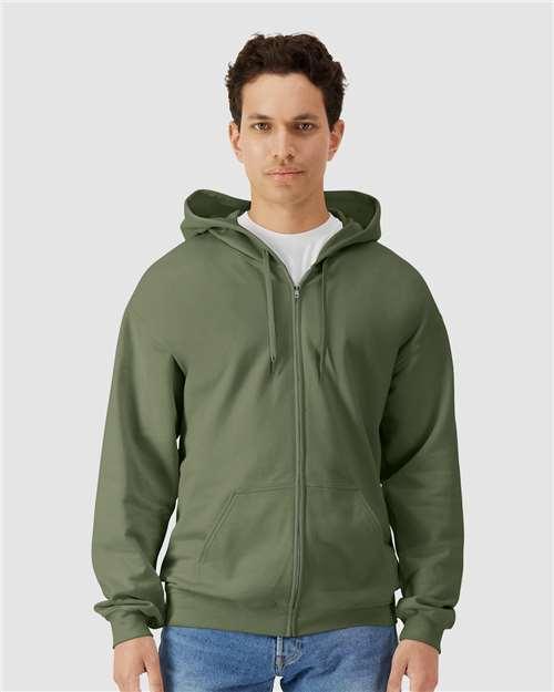 Unisex Softstyle® Full-Zip Hooded Sweatshirt - SF600