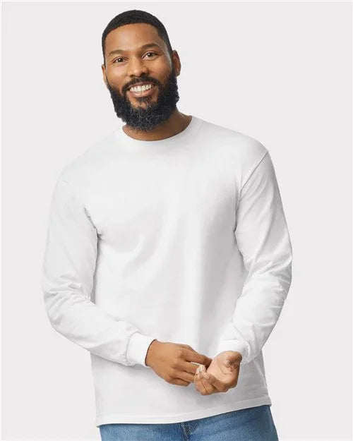 Men's Heavy Cotton™ Long Sleeve T-Shirt - S - Transfer Kingdom