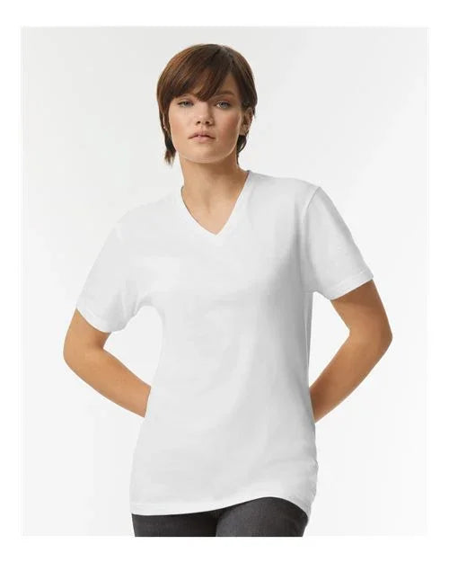 Unisex CVC V-Neck Tee - 2006CVC
