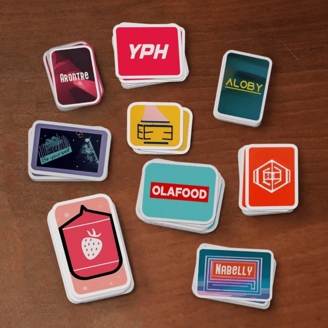 Rounded Corner Stickers