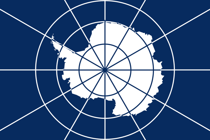 Antarctic Treaty Flag - Country Flags DTF Transfers