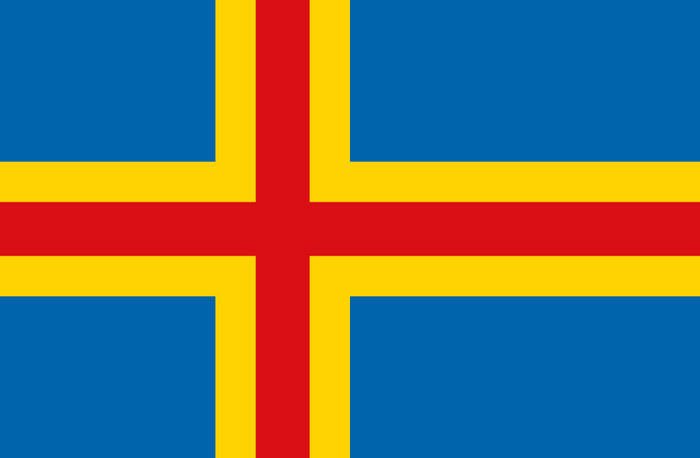 Åland Flag - Country Flags DTF Transfers