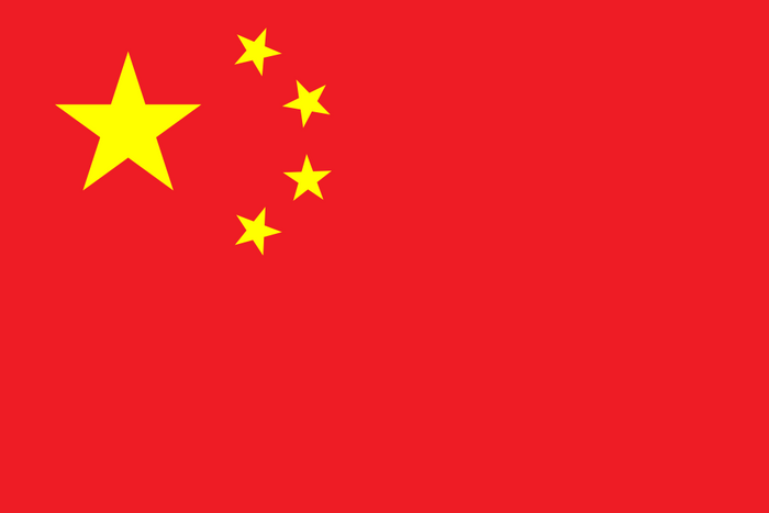 China Flag - Country Flags DTF Transfers