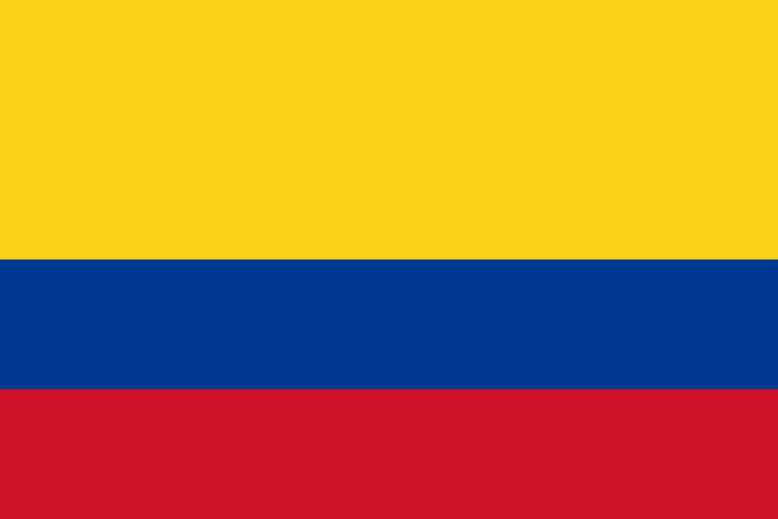 Colombia Flag - Country Flags DTF Transfers