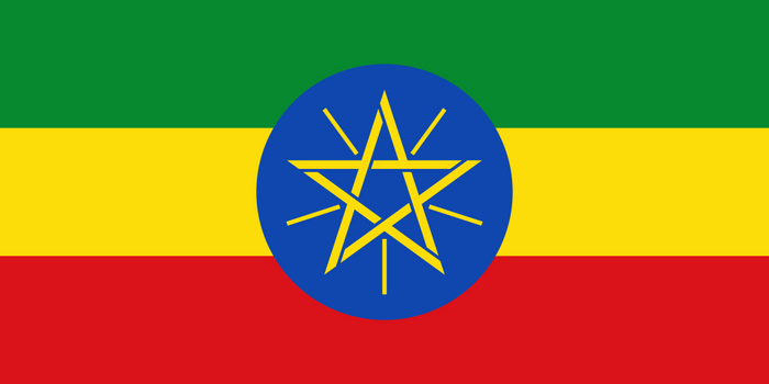 Ethiopia Flag - Country Flags DTF Transfers