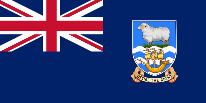 Falkland Islands Flag - Country Flags DTF Transfers