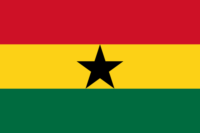 Ghana Flag - Country Flags DTF Transfers