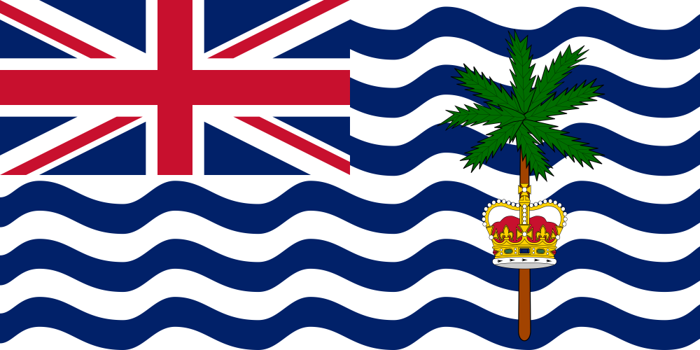 Commissioner of the British Indian Ocean Territory Flag - Country Flags DTF Transfers