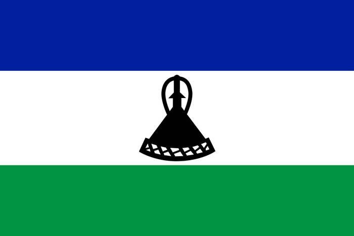 Lesotho Flag - Country Flags DTF Transfers
