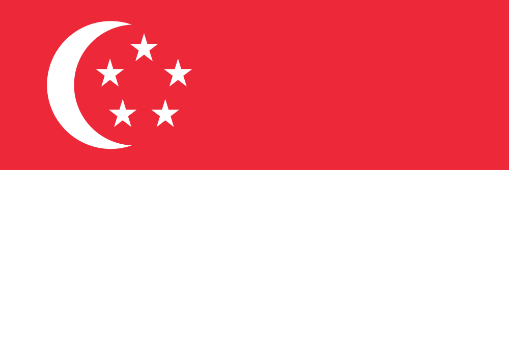 Singapore Flag - Country Flags DTF Transfers
